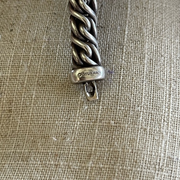 DAVID YURMAN authentic double diamond X bracelet - Picture 4 of 8